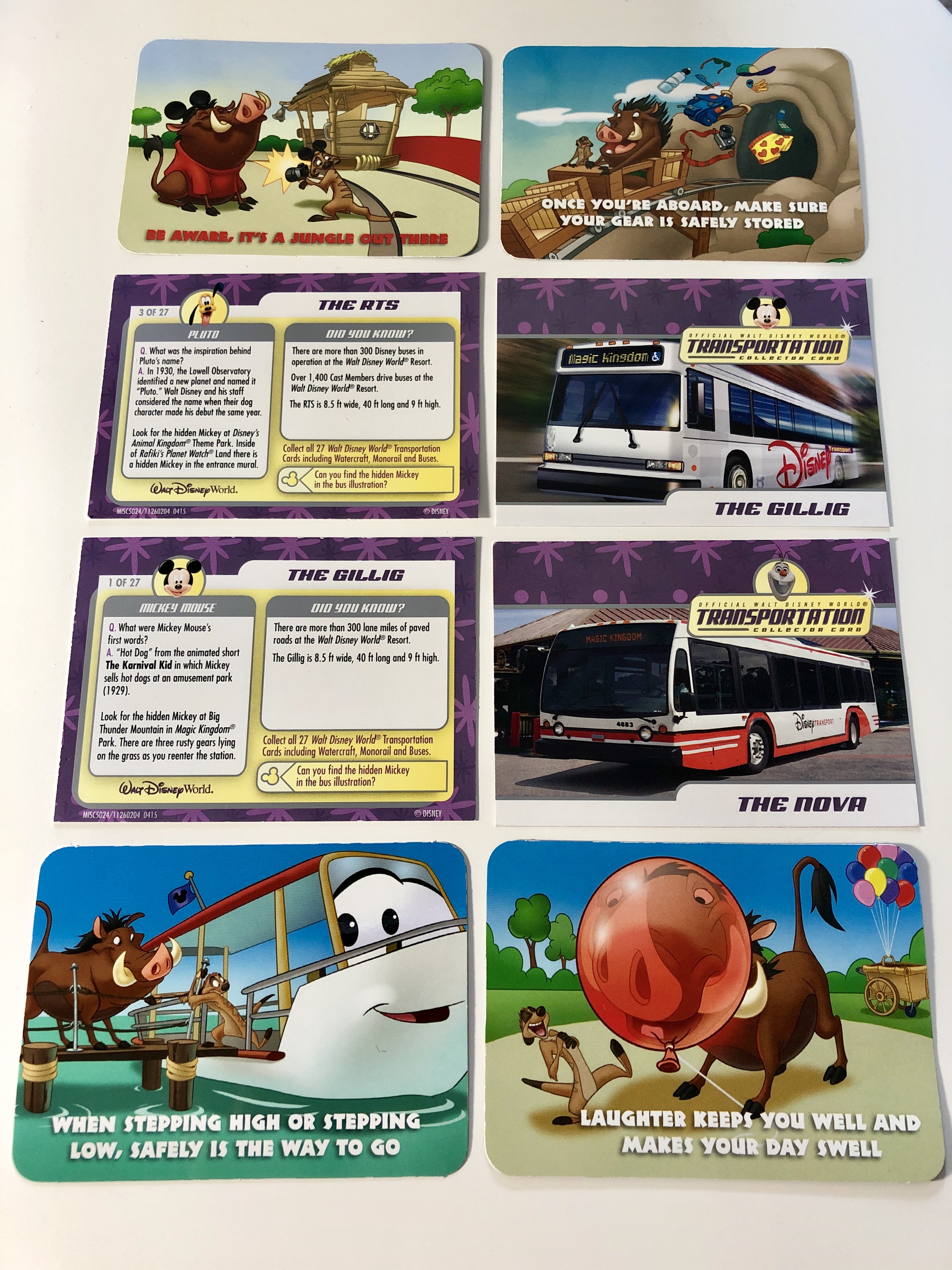 Transportation Collector Cards